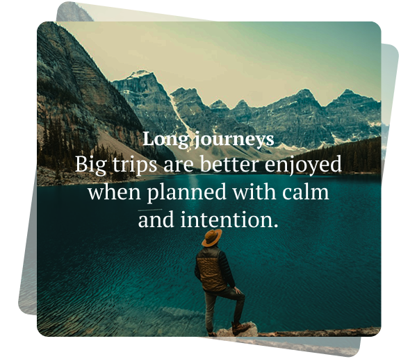 Un viaje largo no es solo sumar destinos